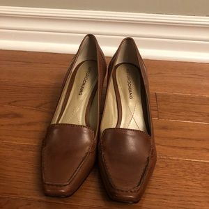 Arturo Chiang Brown Leather Heels